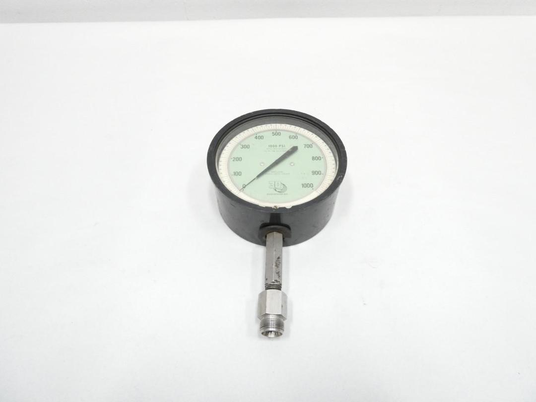 3D INSTRUMENTS 25544-29B51 PRESSURE GAUGE 4-1/2IN 0-1000PSI
