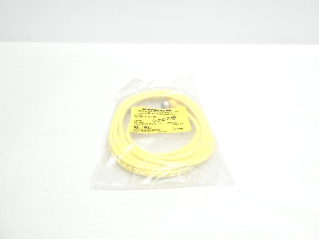 TURCK WK 4.43T-4-WS 4.43T EURO FAST CORDSET CABLE
