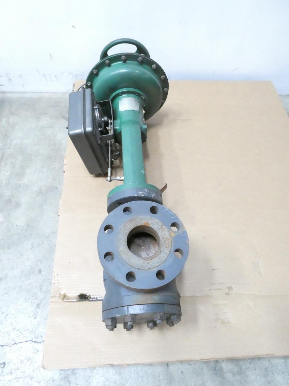 BAILEY D10E-C 5320255A5 PNEUMATIC STEEL FLANGED CONTROL VALVE 3IN 300