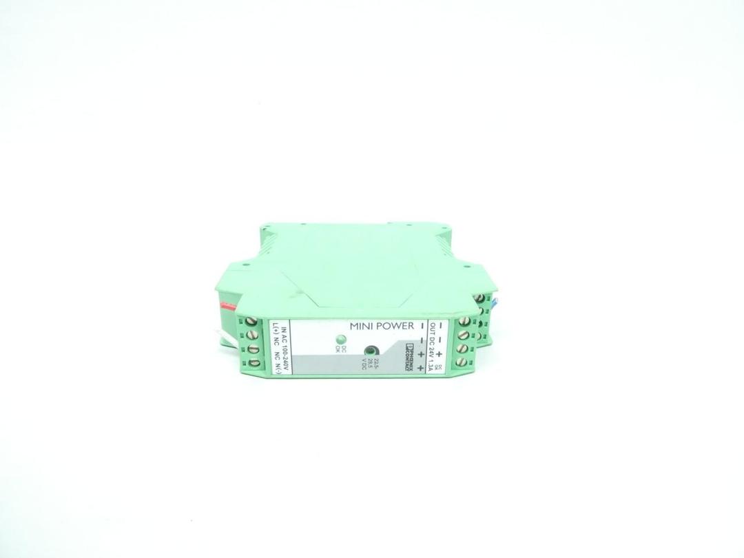 PHOENIX CONTACT MINI-PS-100-240AC/24DC/1.3 POWER SUPPLY 100-240V-AC 1.3A 24V-DC