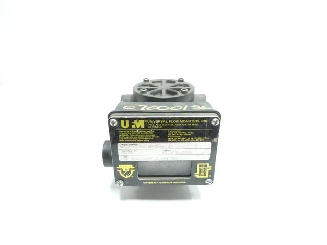 UNIVERSAL FLOW MONITORS WP1GM-2U-A1WR-C-W-.4D FLOW METER 0-1GPM 1/4IN NPT