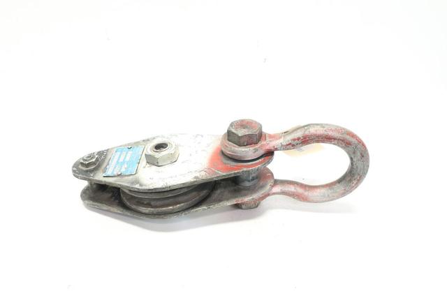 MCGRAW-EDISON 6631 BREWER-TITCHENER HOIST SNATCH BLOCK 7-1/2TON 6IN