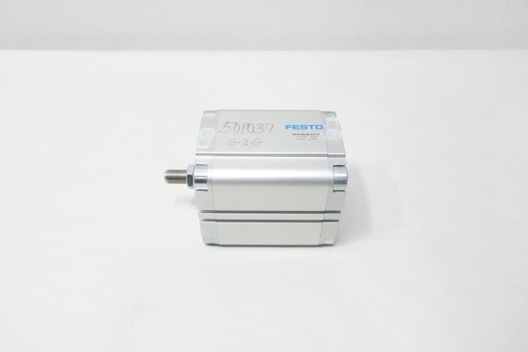 FESTO ADVU-80-80-A-P-A DOUBLE ACTING PNEUMATIC CYLINDER 80MM 80MM 10BAR