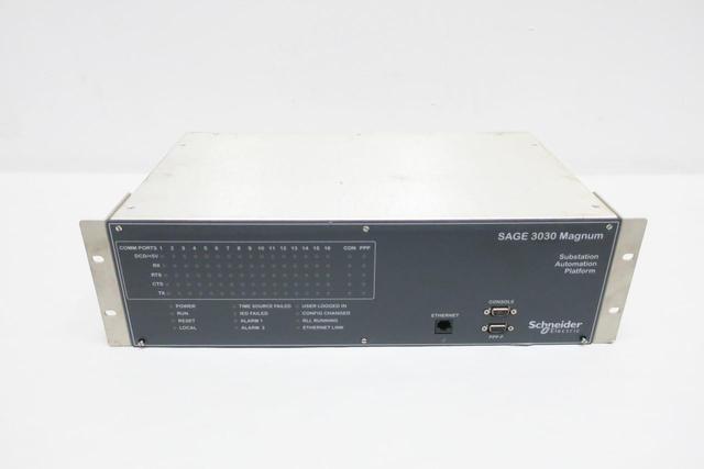 SCHNEIDER S3030-M00-02102 SAGE 3030 MAGNUM SUBSTATION AUTOMATION PLATFORM