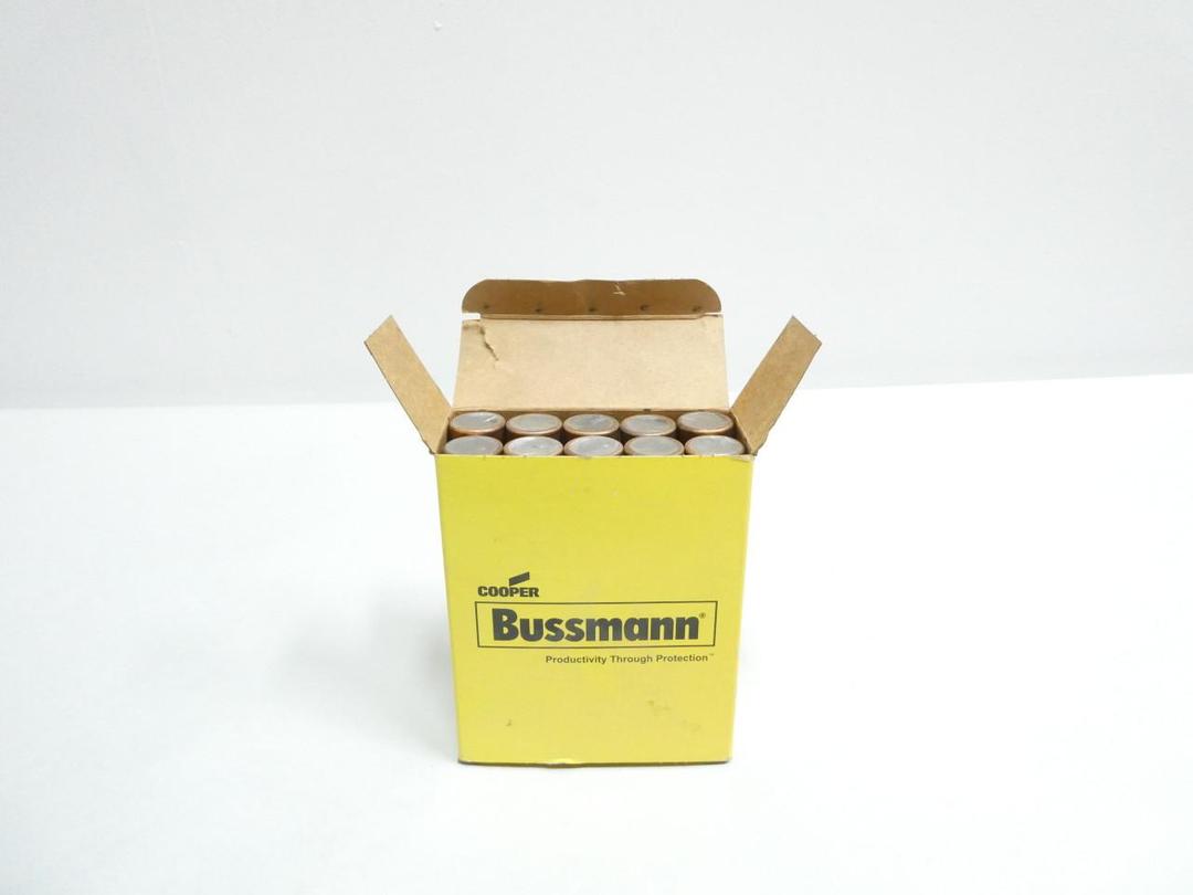 BOX OF 10 COOPER BUSSMANN NOS-3 K5 3A AMP 600V-AC CARTRIDGE FUSE