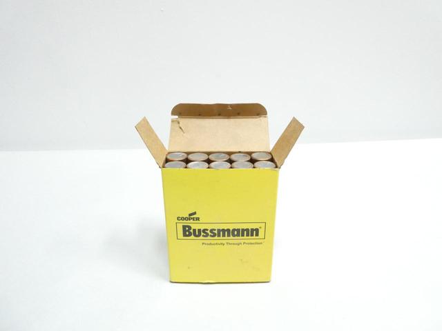 BOX OF 10 COOPER BUSSMANN NOS-3 K5 3A AMP 600V-AC CARTRIDGE FUSE