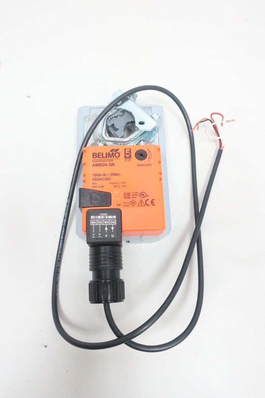 BELIMO AMB24-SR NON-SPRING RETURN DAMPER ACTUATOR 20NM 24V-AC/DC