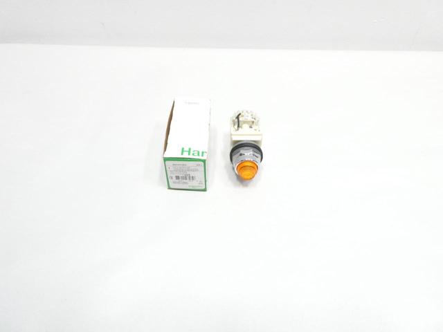 SCHNEIDER 9001KT1A31 AMBER PUSH-TO-TEST PILOT LIGHT 110-120V-AC