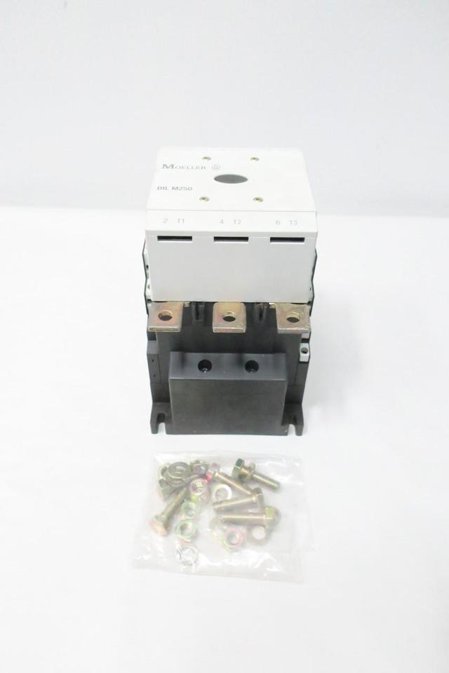 MOELLER DIL M250 AC CONTACTOR 110-250V-AC 250A AMP 200HP