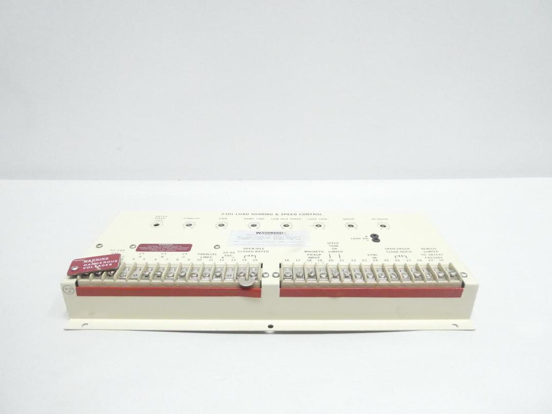 WOODWARD D8271-394 2301 LOAD SHARING AND SPEED CONTROL MODULE 20-40V-DC