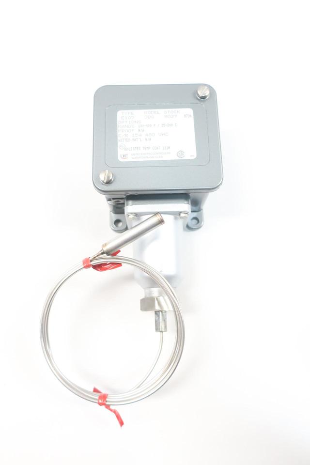 UE UNITED ELECTRIC E105-3BS TEMPERATURE CONTROLLER 100-400F 480V-AC
