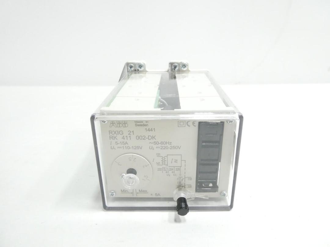 ABB RXIG 21 RK 411 002-DK COMBIFLEX RELAY 110-125/220-250V-DC