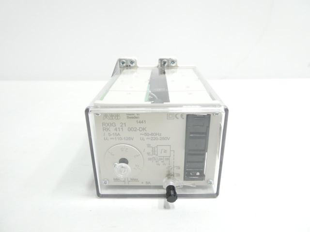ABB RXIG 21 RK 411 002-DK COMBIFLEX RELAY 110-125/220-250V-DC