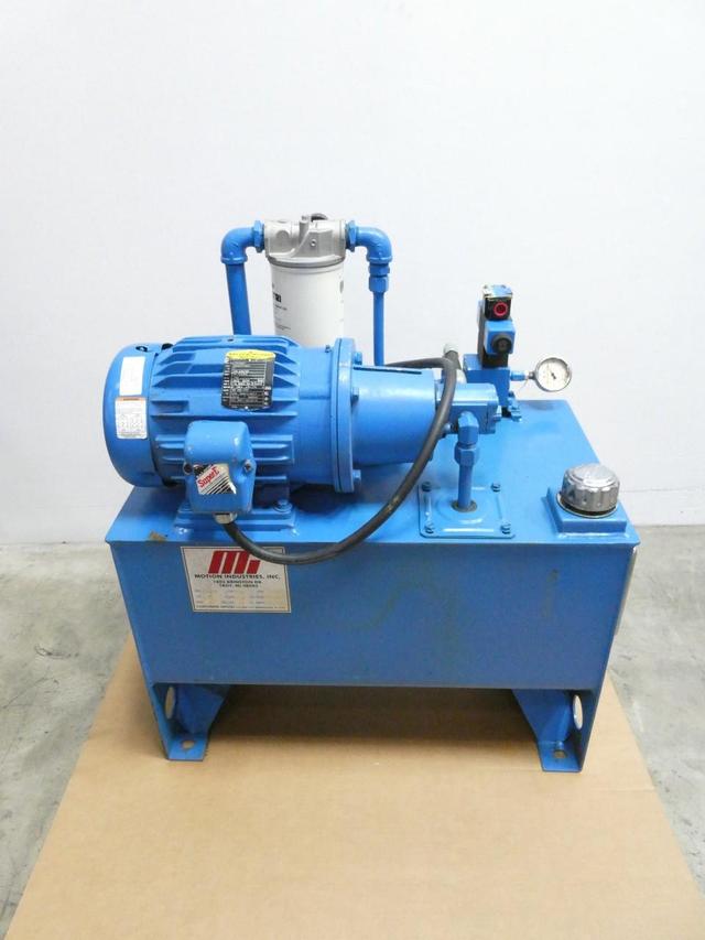 MOTION INDUSTRIES HYDRAULIC POWER SYSTEM 2GPM 3000PSI 5HP 208-230/460V-AC