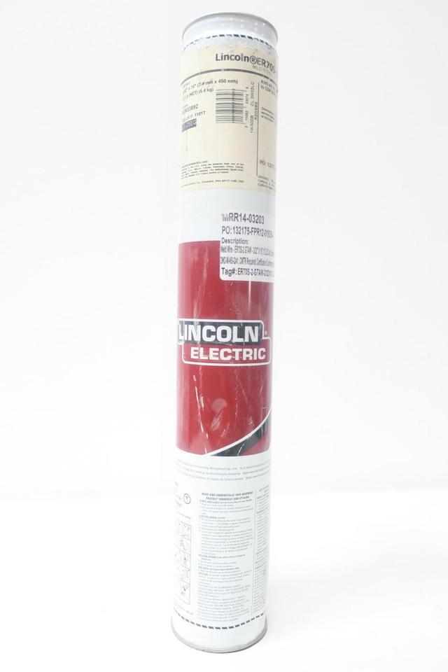 LINCOLN ELECTRIC ED033892 ER70S-2 ELECTRODE 3/32IN 18IN 12LB