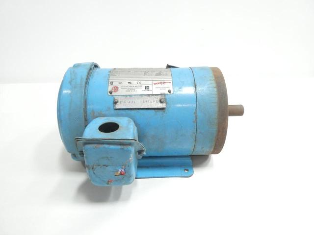 US MOTORS T334A AC MOTOR 143T 3PH 0.8HP 900RPM 575V-AC