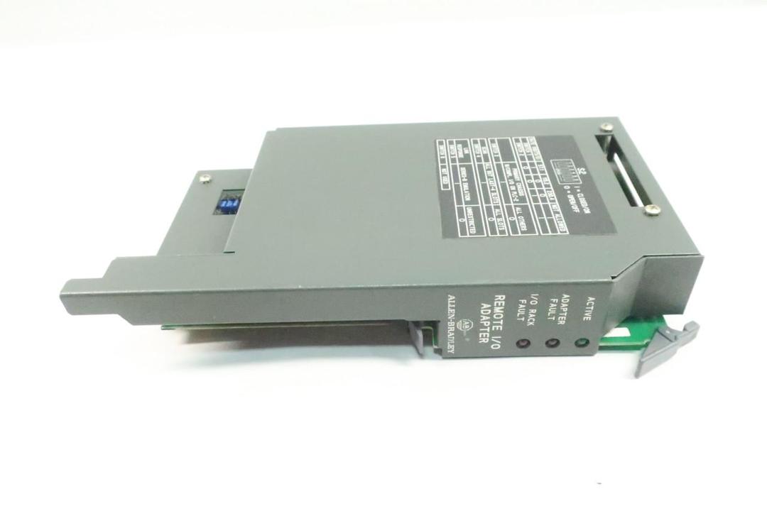ALLEN BRADLEY 1771-ASB PLC-5 REMOTE I/O ADAPTER MODULE SER D