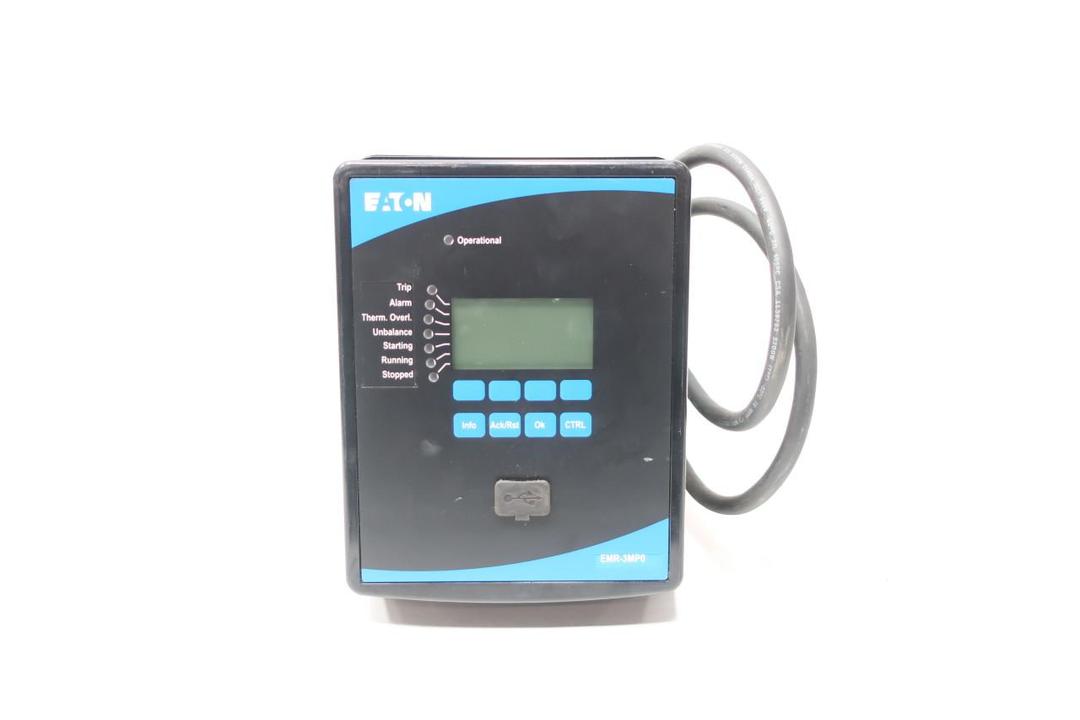 EATON EMR-3MP0-2A9BB MOTOR PROTECTION RELAY 48-230V-AC 24-270V-DC