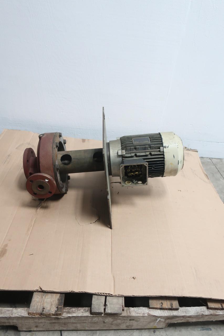 KNOLL TG25-79/30 345 IRON CENTRIFUGAL PUMP 1IN X 1-1/2IN 4HP 600V-AC