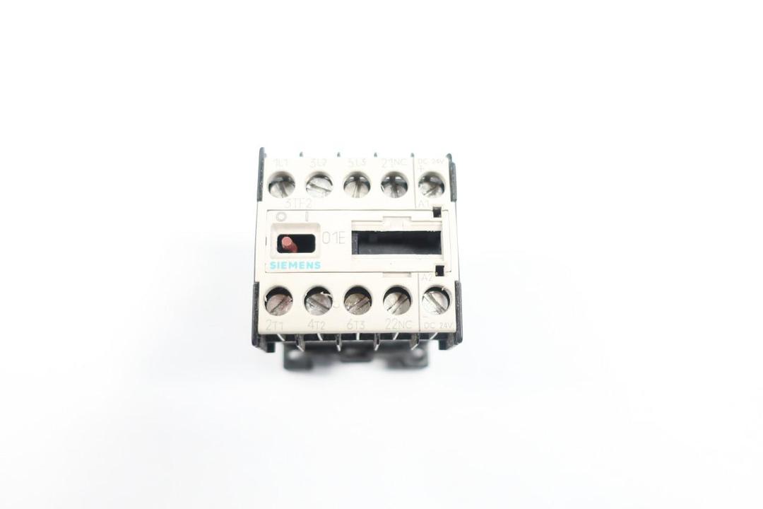 SIEMENS 3TF2001-0BB4 SIZE 00 AC CONTACTOR 24V-DC 10A AMP 5HP