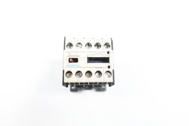 SIEMENS 3TF2001-0BB4 SIZE 00 AC CONTACTOR 24V-DC 10A AMP 5HP