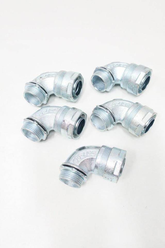 BOX OF 5 EGS 4Q-9100 O-Z/GEDNEY LIQUIDTIGHT GROUNDING CONNECTOR IRON 1IN