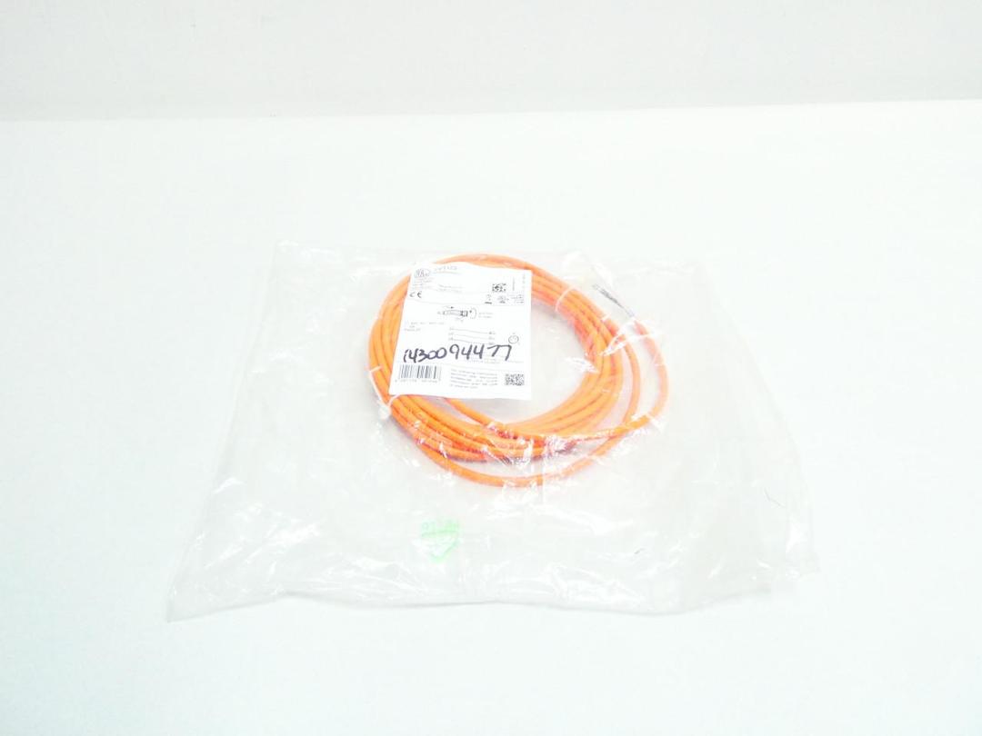 IFM EFECTOR EVT123 ADOGF030VAS0005E03 CORDSET CABLE 5M 50V-AC 60V-DC