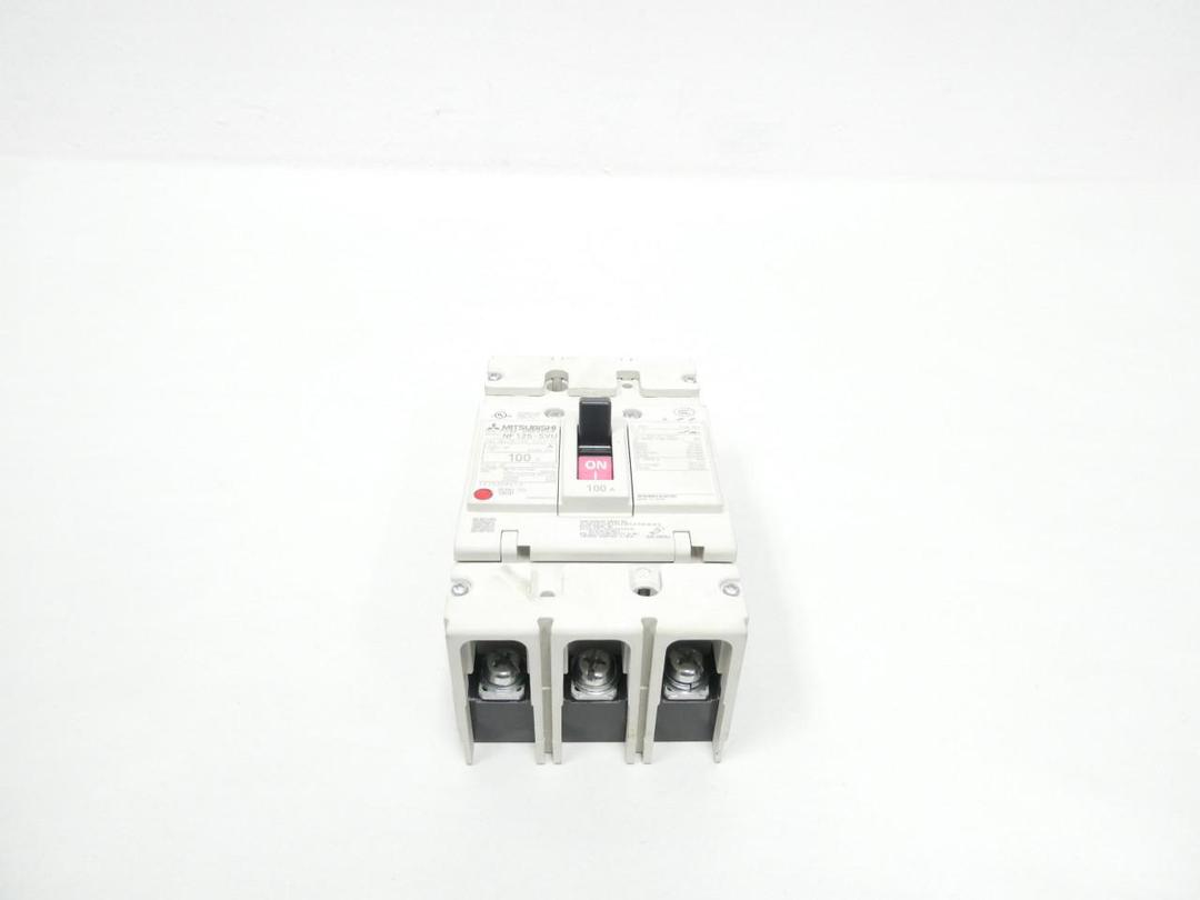 MITSUBISHI NF125-SVU3100 MOLDED CASE CIRCUIT BREAKER 3P 100A AMP 240/480V-AC