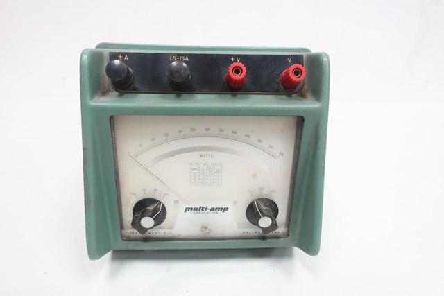 MULTI-AMP 155 WATTMETER 0-600W