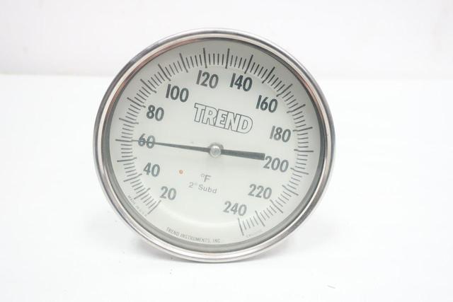 TREND 52 BIMETAL THERMOMETER 5IN 18IN 20-240F 1/2IN NPT