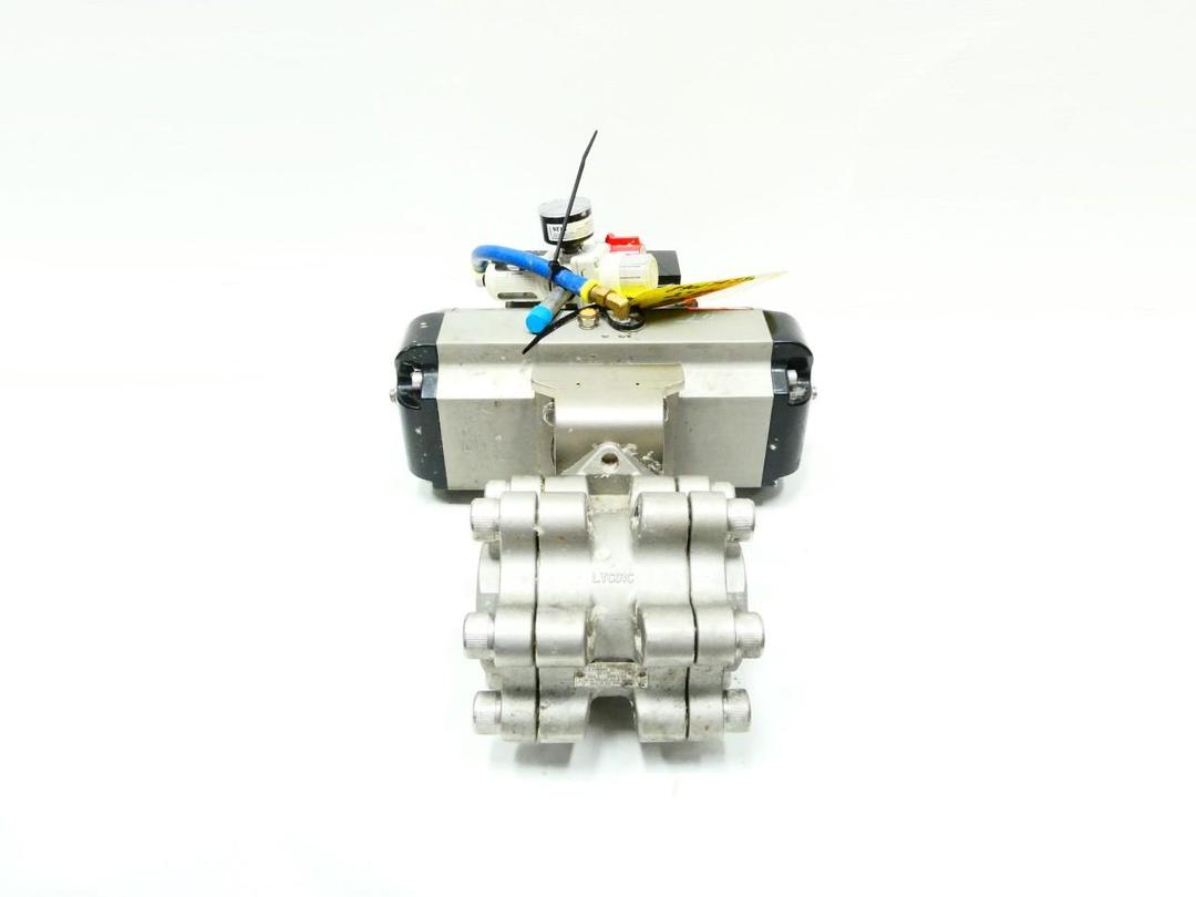 VELAN T1813-SSEZ B115S07 V100 PNEUMATIC STAINLESS CONTROL VALVE 2IN NPT