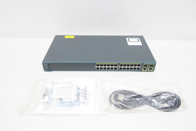 CISCO COM3K00BRF WS-C2960-24TC-L 24-PORT ETHERNET SWITCH