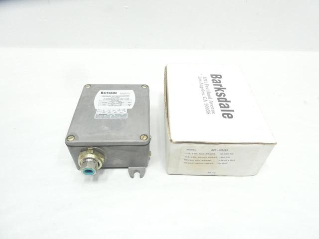 BARKSDALE B2T-M12SS PRESSURE SWITCH 50-1200PSI 125/250/480V-AC 125/250V-DC