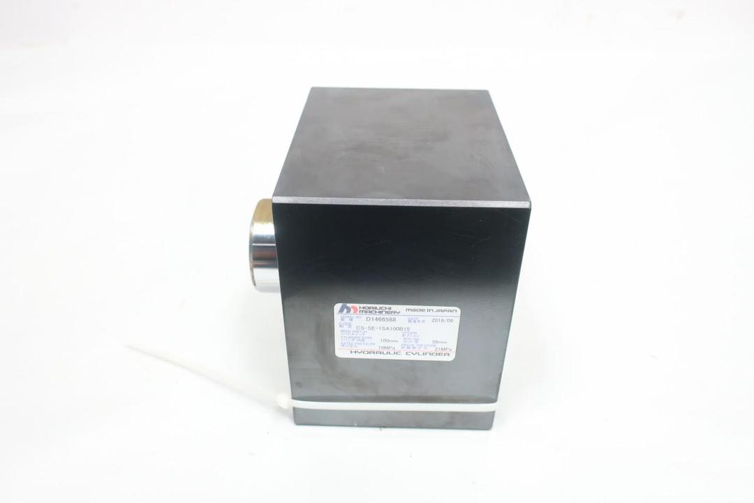 HORIUCHI MACHINERY CS-SE-1SA100B15 DOUBLE ACTING HYDRAULIC CYLINDER 100MM 15MM