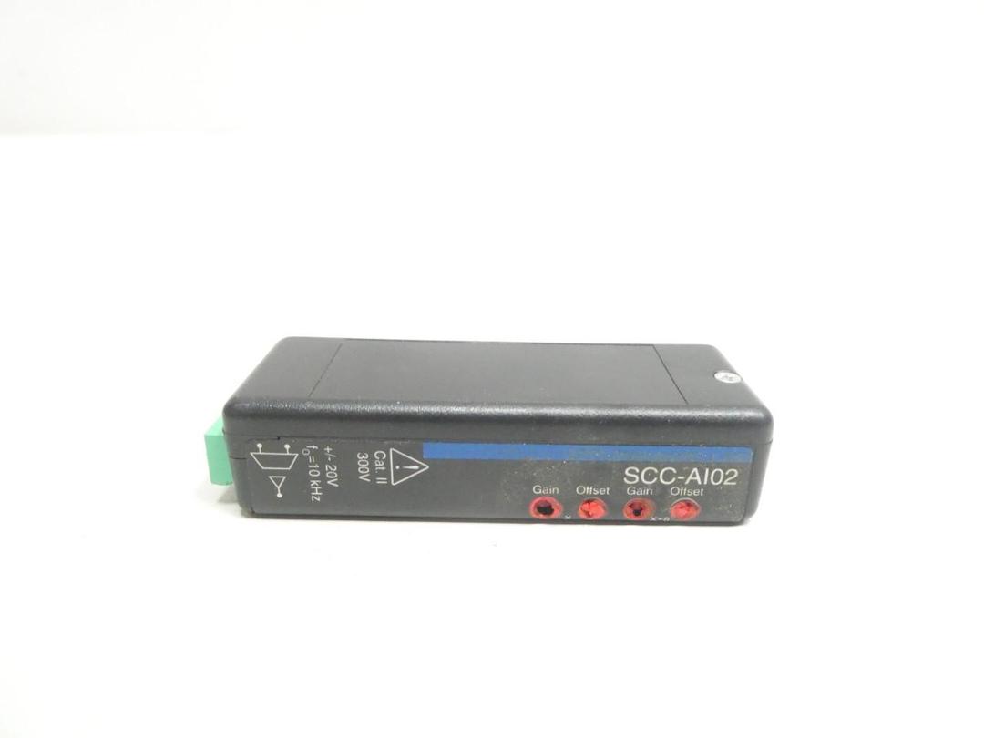 NATIONAL INSTRUMENTS SCC-AI02 186623E-02 ISOLATED ANALOG INPUT MODULE