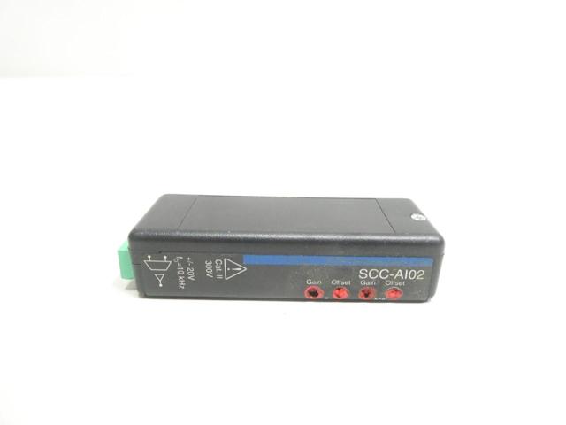 NATIONAL INSTRUMENTS SCC-AI02 186623E-02 ISOLATED ANALOG INPUT MODULE