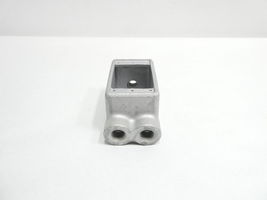 CROUSE HINDS FDCC1 CONDULET IRON SINGLE GANG CONDUIT BOX 1/2IN