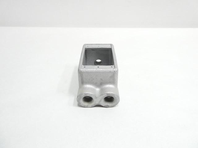 CROUSE HINDS FDCC1 CONDULET IRON SINGLE GANG CONDUIT BOX 1/2IN