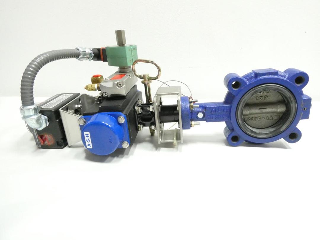 ALLEN SHERMAN HOFF SP233945 SOLDO SB01200-10UA7A2 BUTTERFLY CONTROL VALVE 3IN