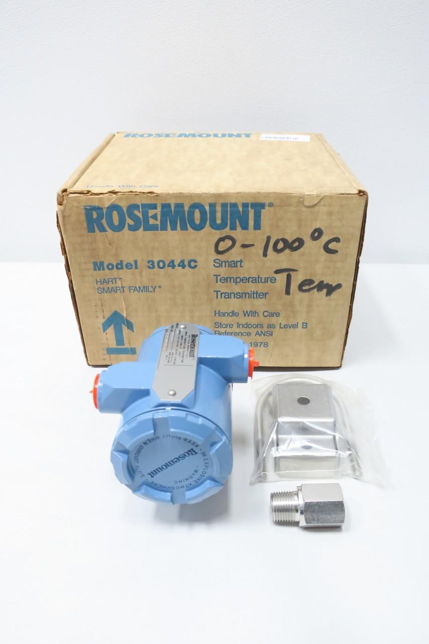ROSEMOUNT 3044CA1B4 TEMPERATURE TRANSMITTER 0-100C 12.5-55V-DC