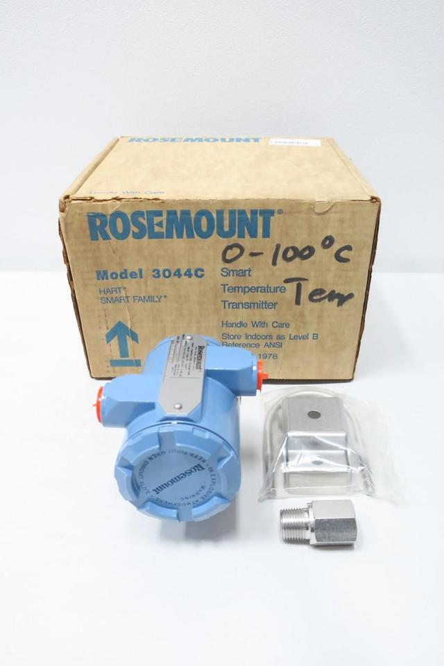 ROSEMOUNT 3044CA1B4 TEMPERATURE TRANSMITTER 0-100C 12.5-55V-DC