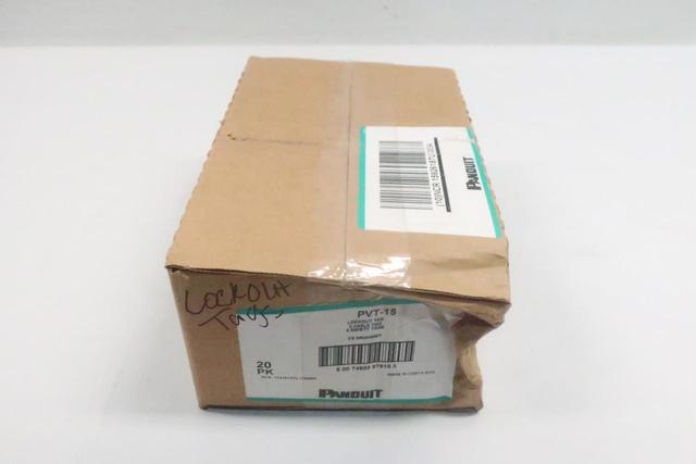 BOX OF 20 PANDUIT PVT-15 LOCKOUT TAGS