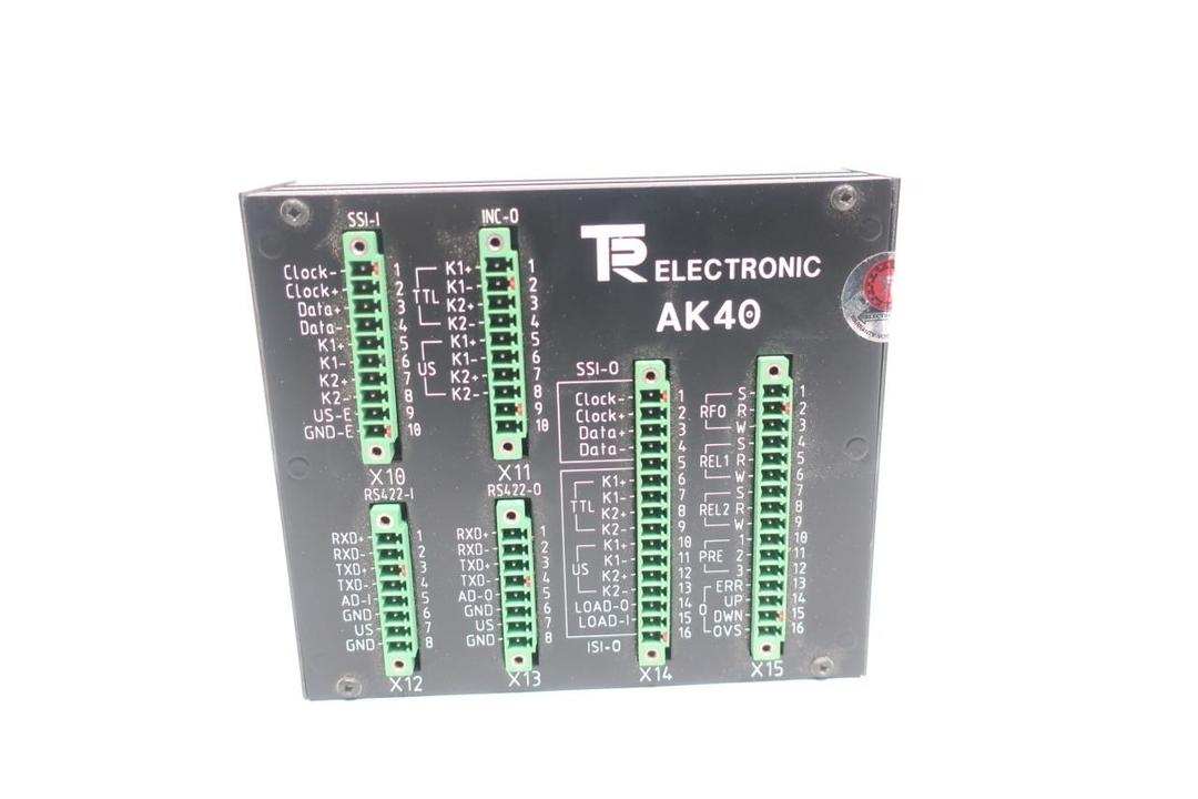 TR ELECTRONIC AK-40 456-00007 AXIS CASSETTE 11-27V