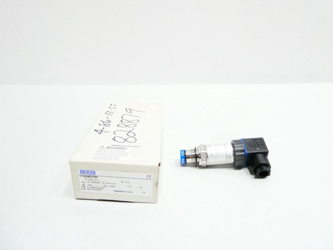 WIKA 8643407 ABSOLUTE PRESSURE TRANSMITTER 0-160PSI 10-30V-DC