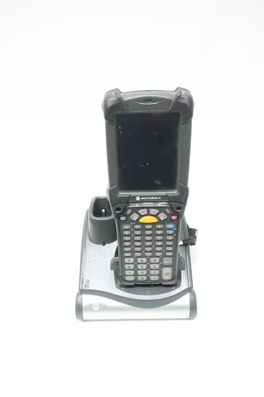 SYMBOL TECH MC9090-GJ0HBEGA2WR BAR CODE SCANNER WITH CRADLE 11-16V-DC