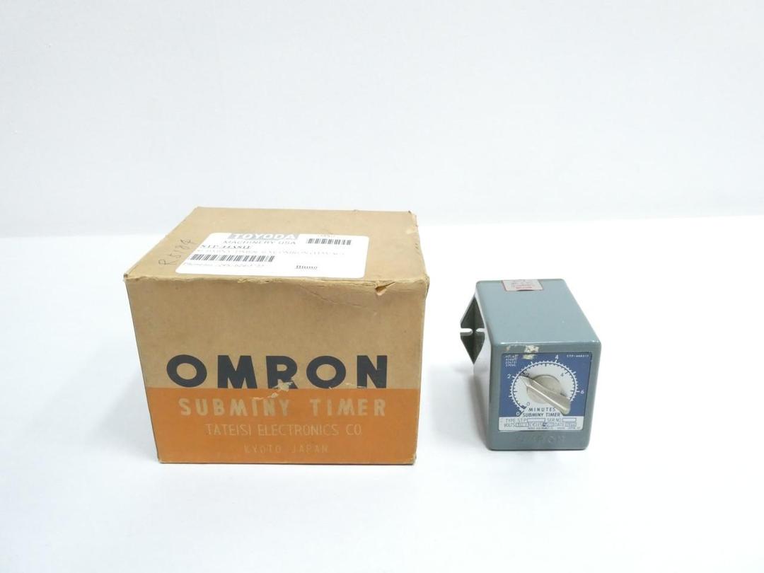 OMRON STP-44A81F TIMER 0-6MIN 115V-AC