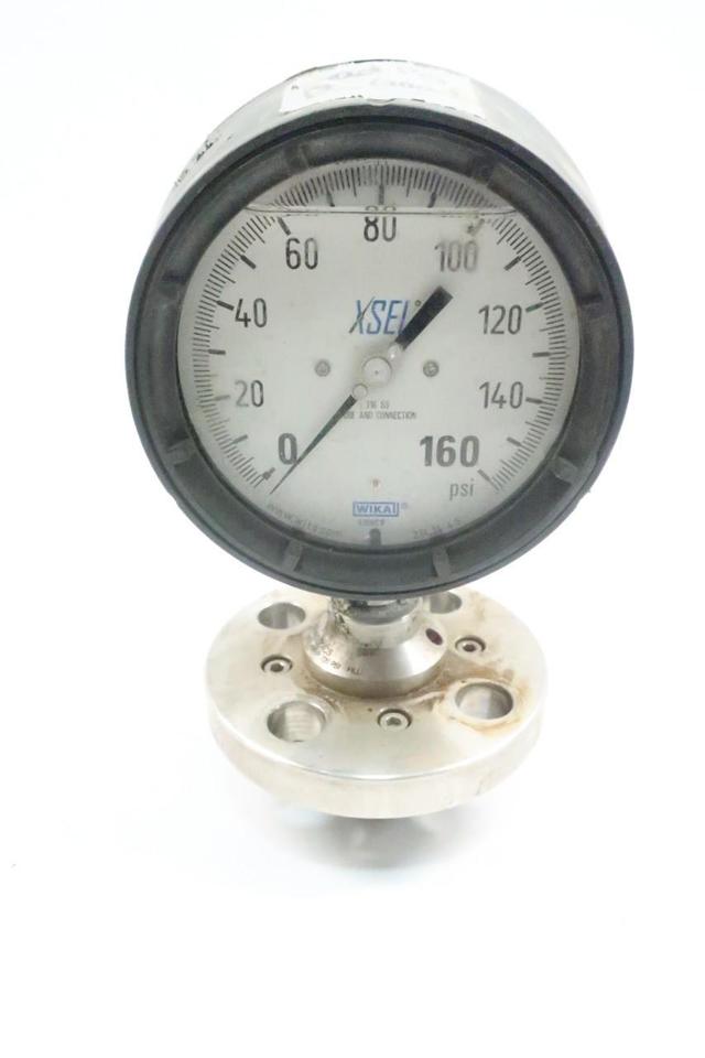 WIKA 8100RC1P PRESSURE GAUGE 4-1/2IN 0-160PSI