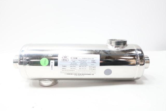 AIC B-180M SHELL AND TUBE HEAT EXCHANGER 1-1/2IN 1IN NPT