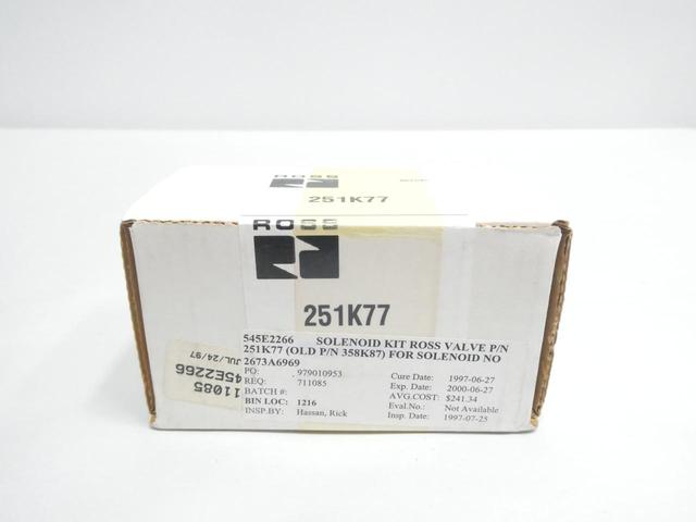 ROSS 251K77 SOLENOID VALVE BODY SERVICE KIT
