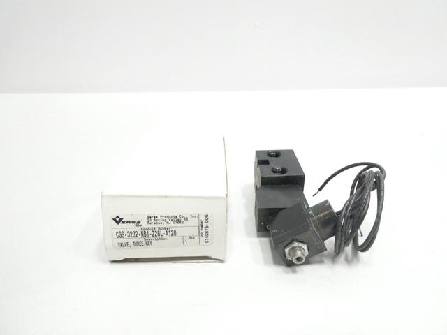 VERSA CGS-3232-NB1-228L-A120 SOLENOID VALVE 120V-AC 1/4IN NPT
